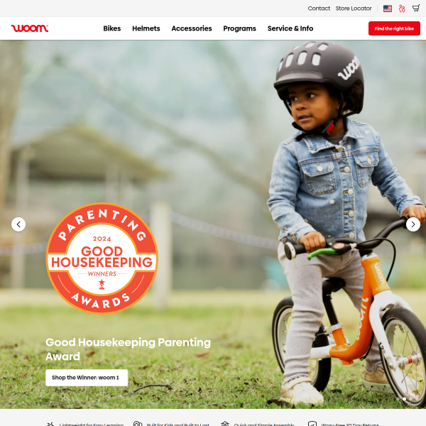 woom.com website