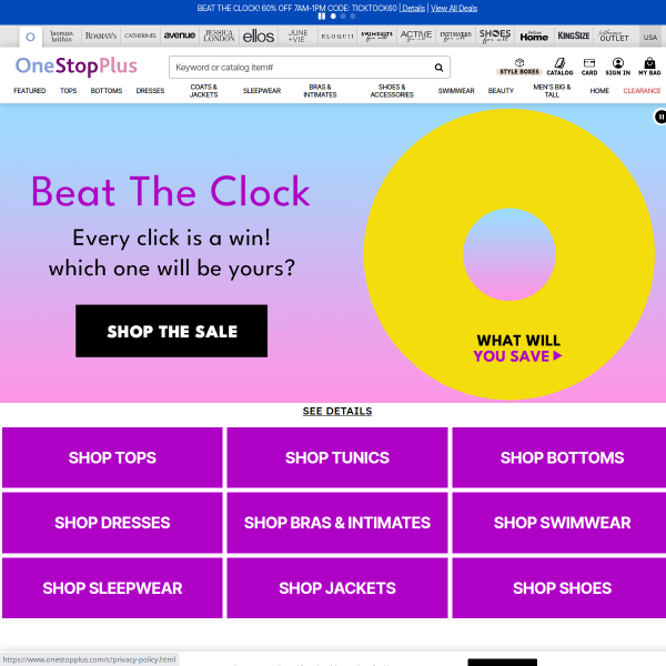 OneStopPlus website