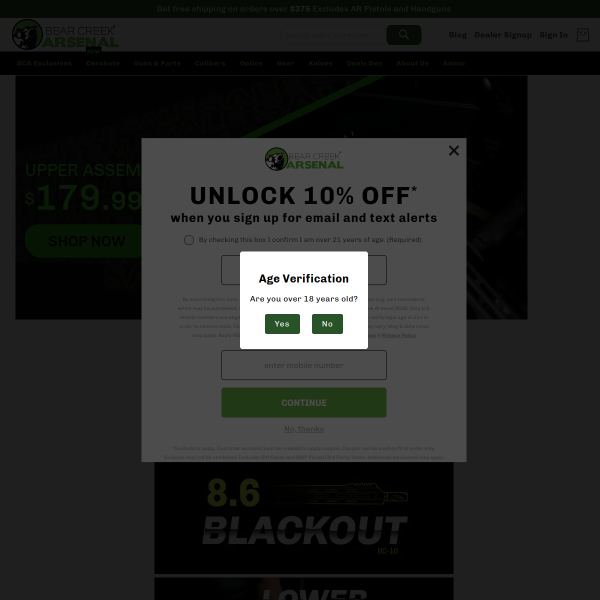 bearcreekarsenal.com website