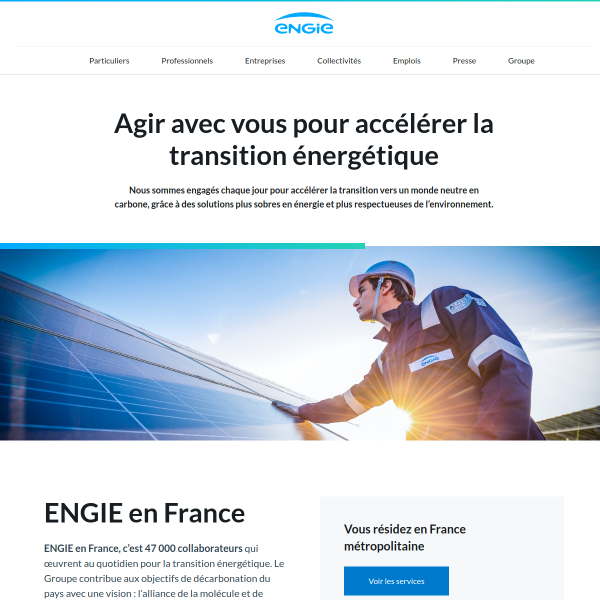 engie.fr website