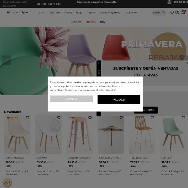 regalosmiguel.com website