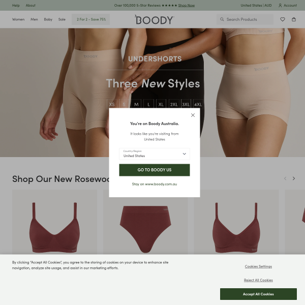 boody.com.au website