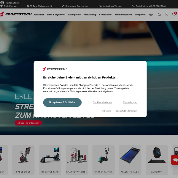 sportstech.de website