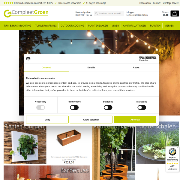compleetgroen.nl website