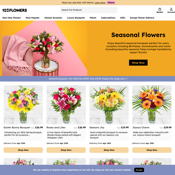 123-flowers.co.uk website