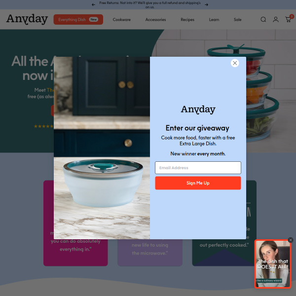 cookanyday.com website