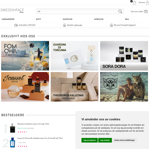 no.swedishface.com website