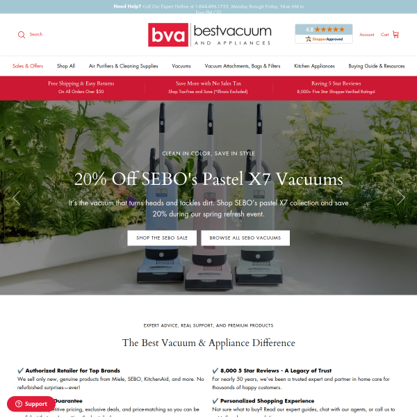 bestvacuum website