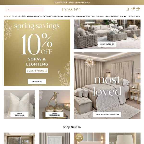 rowenhomes.com website