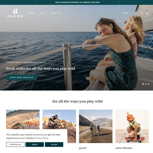 wild-rye.com website