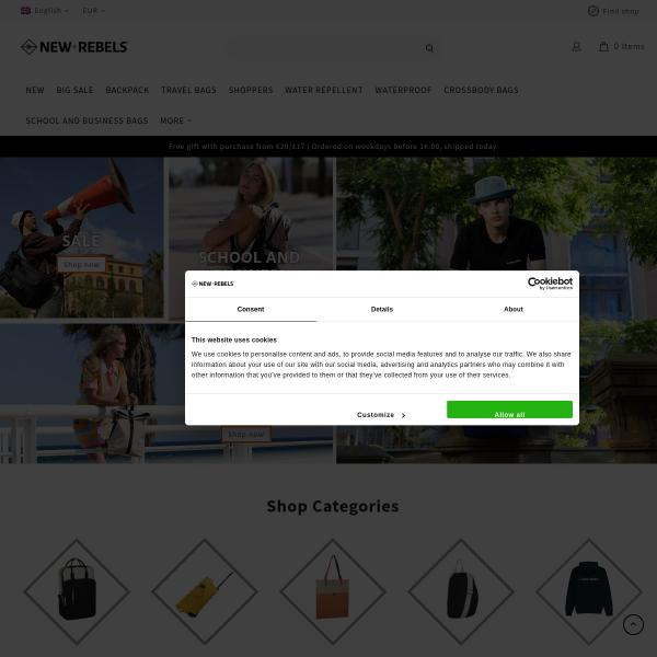 new-rebels.com website