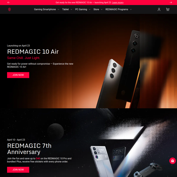 redmagic.gg website