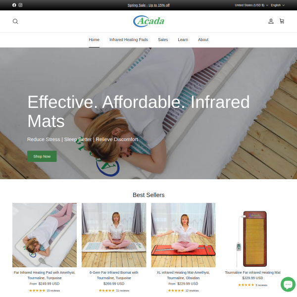 acadahealth.com website