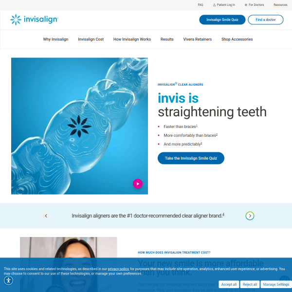invisalign.com website