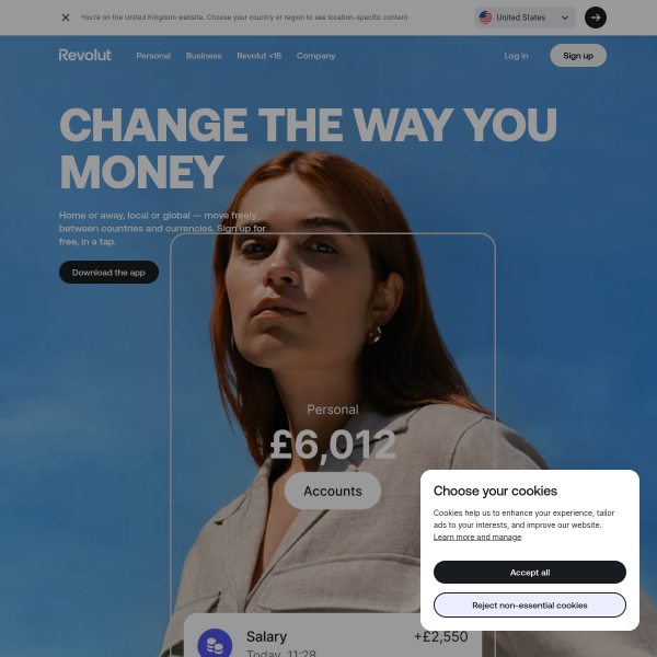 revolut website