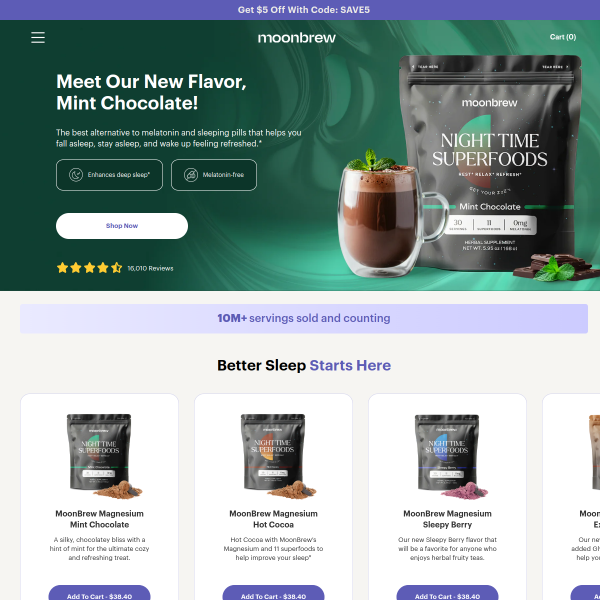 noonbrew.co website