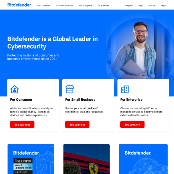 Bitdefender website