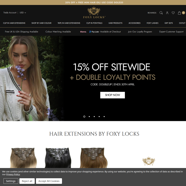 Foxy Locks website