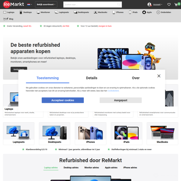remarkt.nl website