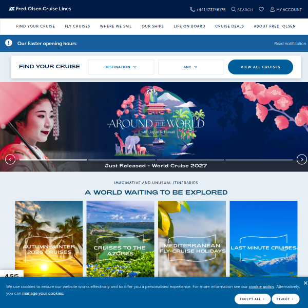 fredolsencruises.com website