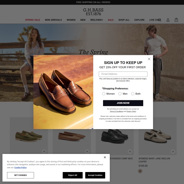 G.H. Bass website