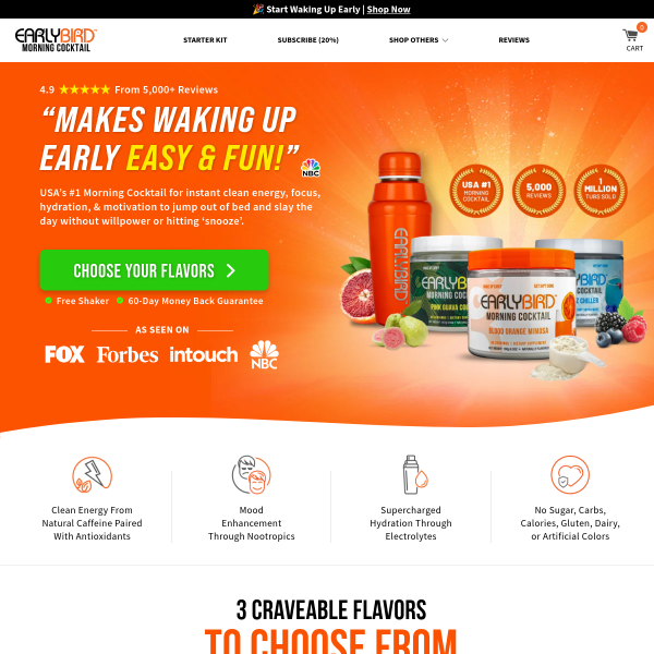 clubearlybird.com website