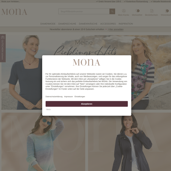 mona.de website