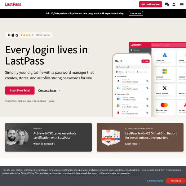 lastpass website