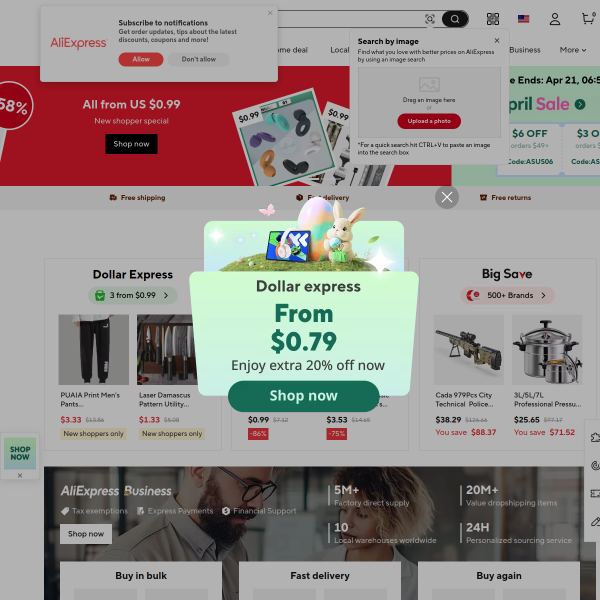 cl.aliexpress.com website
