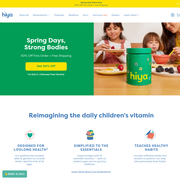 hiyahealth.com website