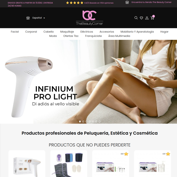 thebeautycorner.eu website