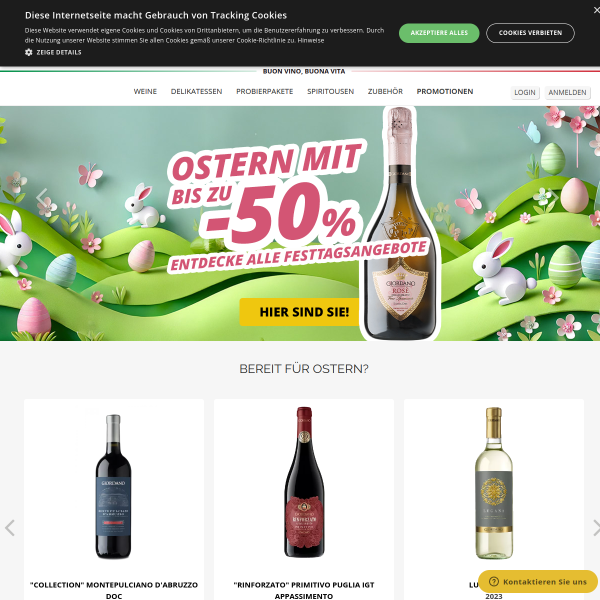 giordanoweine.de website