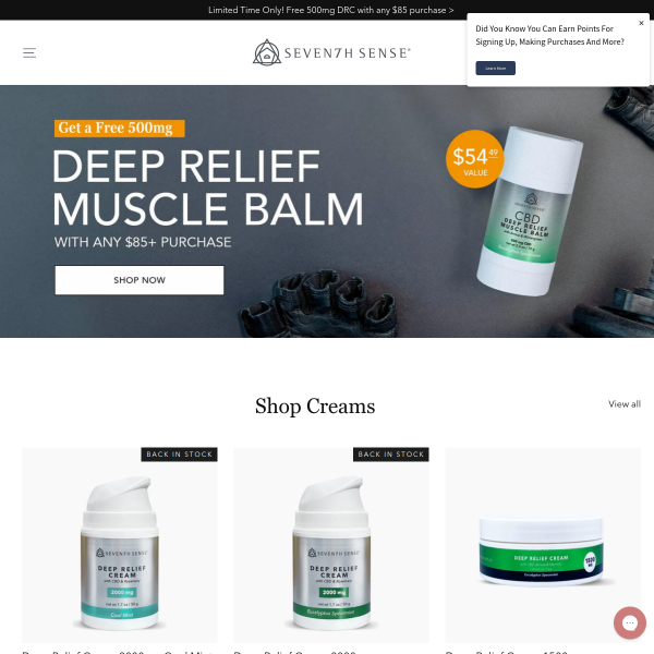 shopseventhsense.com website