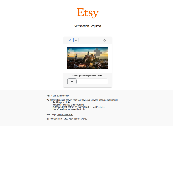 Etsy website