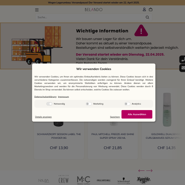 belando.ch website