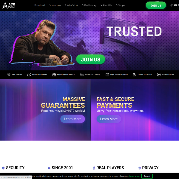 acrpoker.eu website