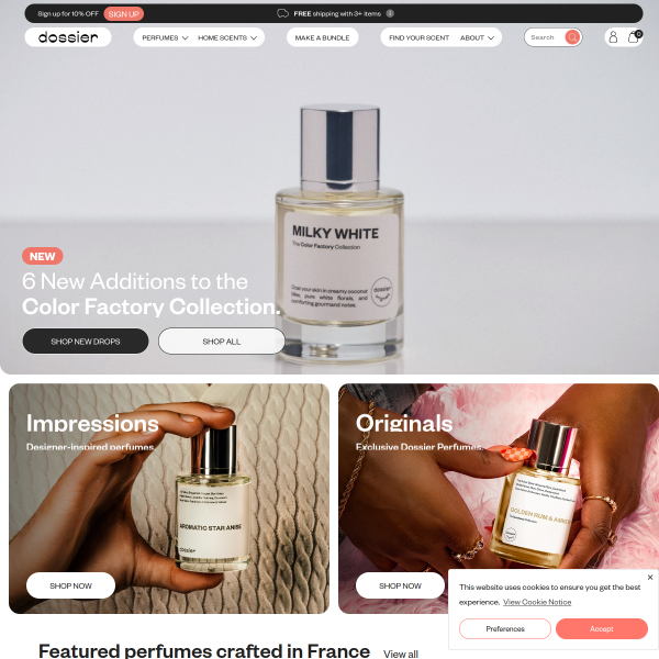 dossier website
