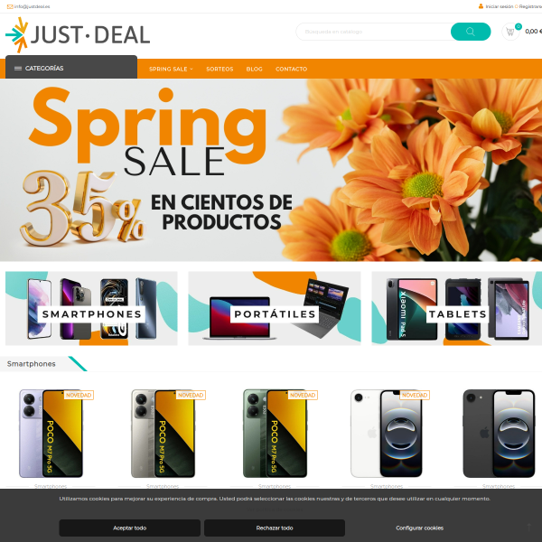 justdeal.es website