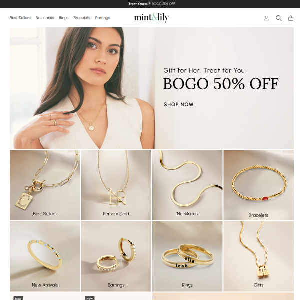 Mintandlily.com website