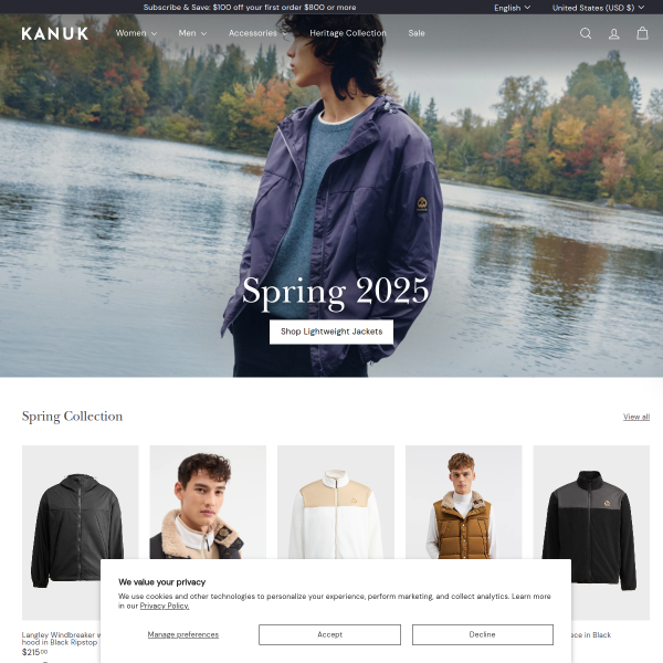 kanuk.com website