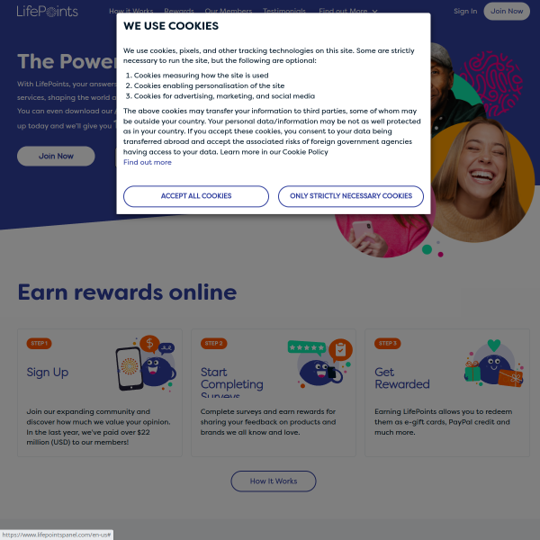 lifepointspanel.com website