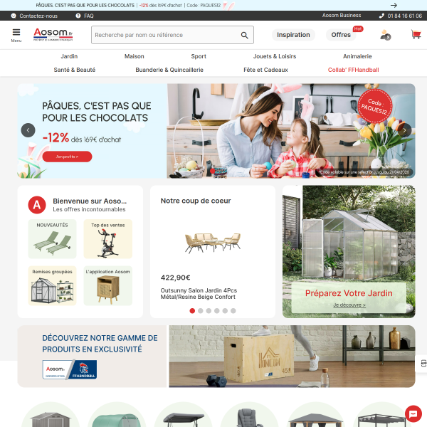 aosom.fr website