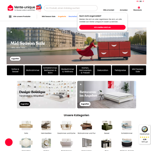 de.vente-unique.ch website