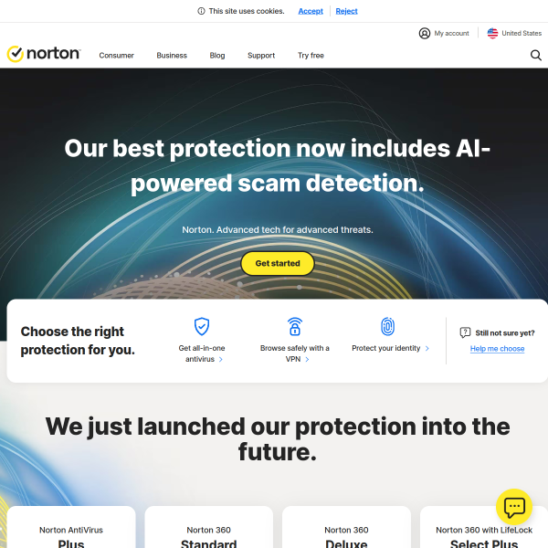 Norton website