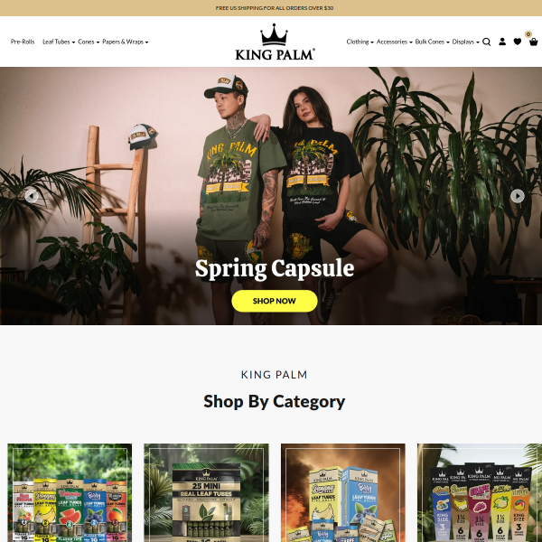 kingpalm.com website
