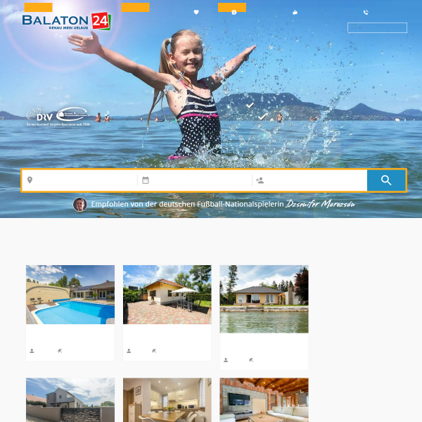 balaton24.de website