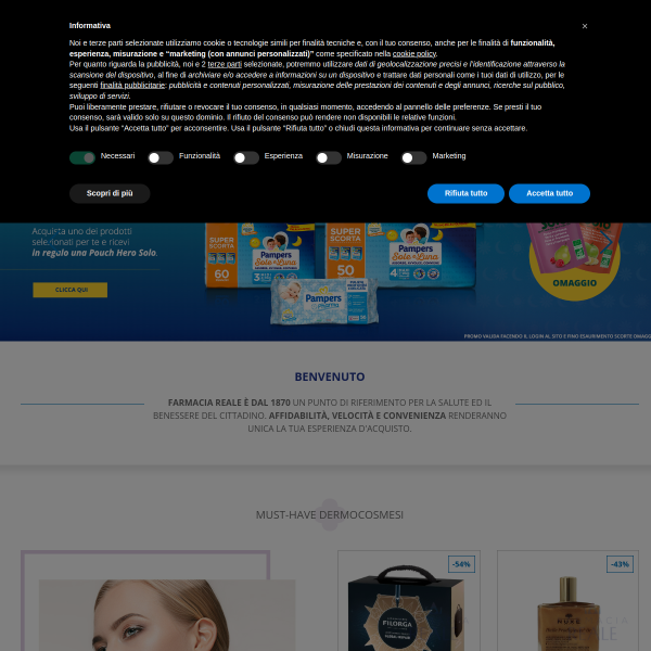 farmaciarealefirenze.com website