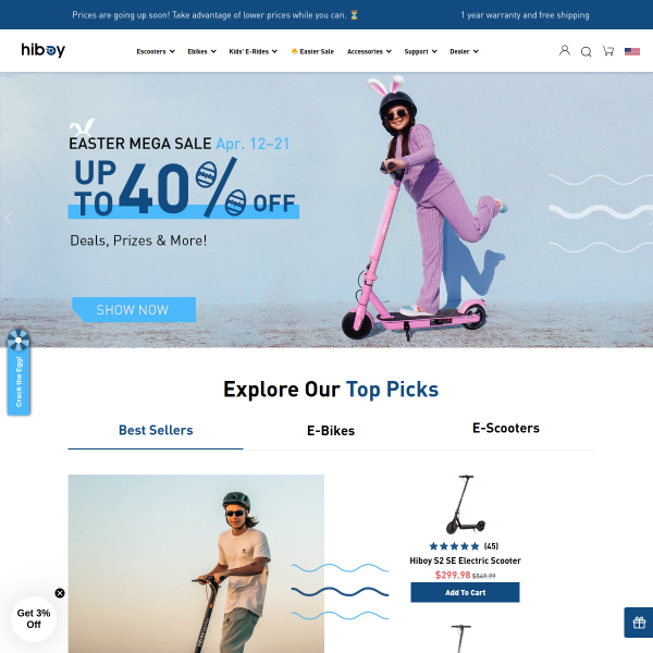 hiboy.com website