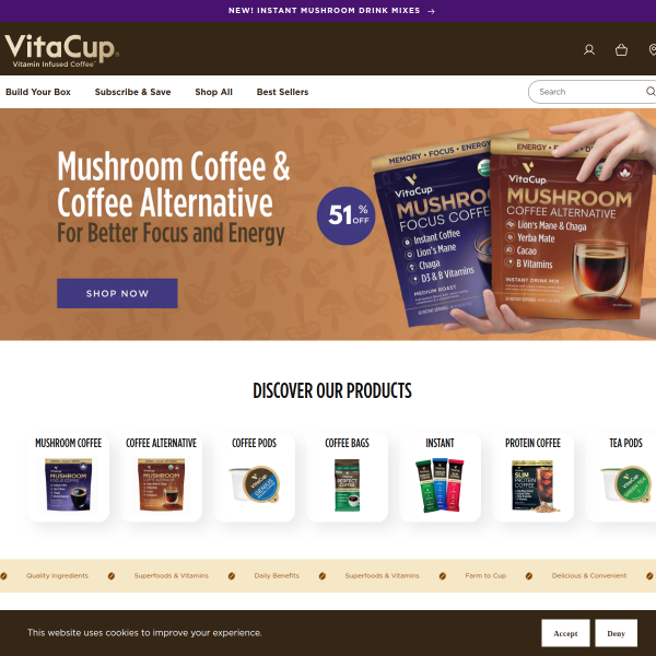 VitaCup website