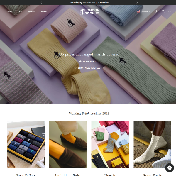 londonsockcompany.com website